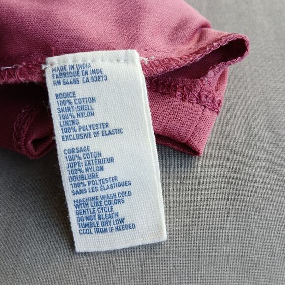 AEO Pink Bustier Lace Babydoll Dress Small removable padding adjustable straps - Picture 9 of 16